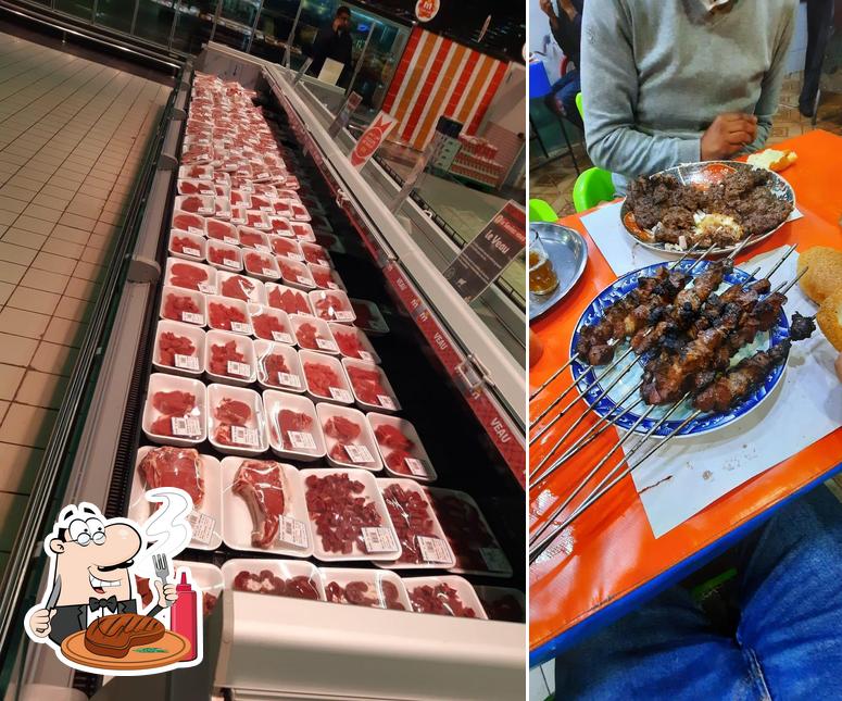 Prenez des repas à base de viande à Marché de boucheries et grillades