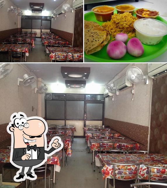 The image of interior and beverage at The Silver Plate Restaurant