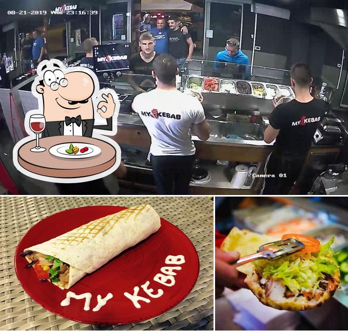 Tra le diverse cose da MY KEBAB si possono trovare la cibo e interni