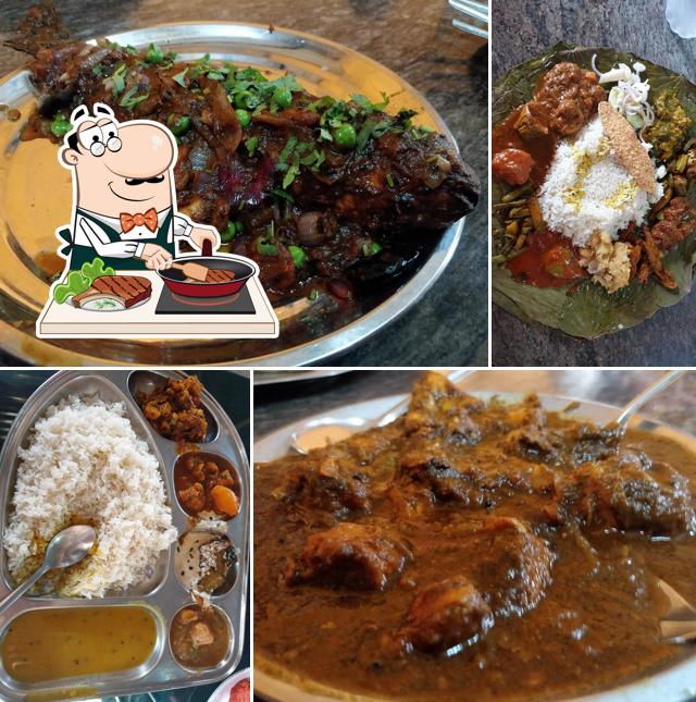 KALI DHABA serves meat dishes