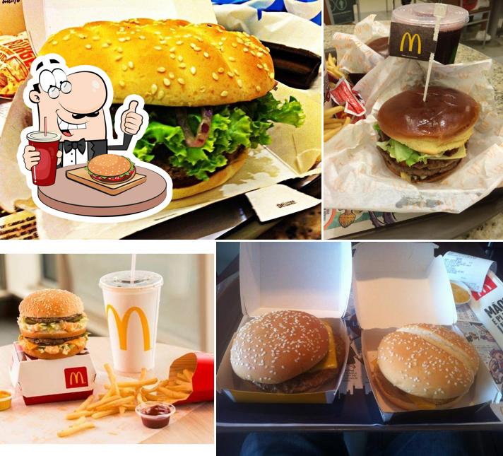 Peça um hambúrguer no McDonald's