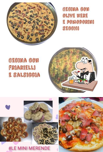 Platti al Pizzeria Alla Rovescia