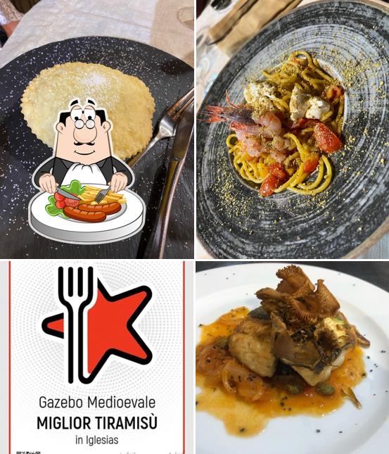 Cibo al Ristorante Gazebo il Medioevale