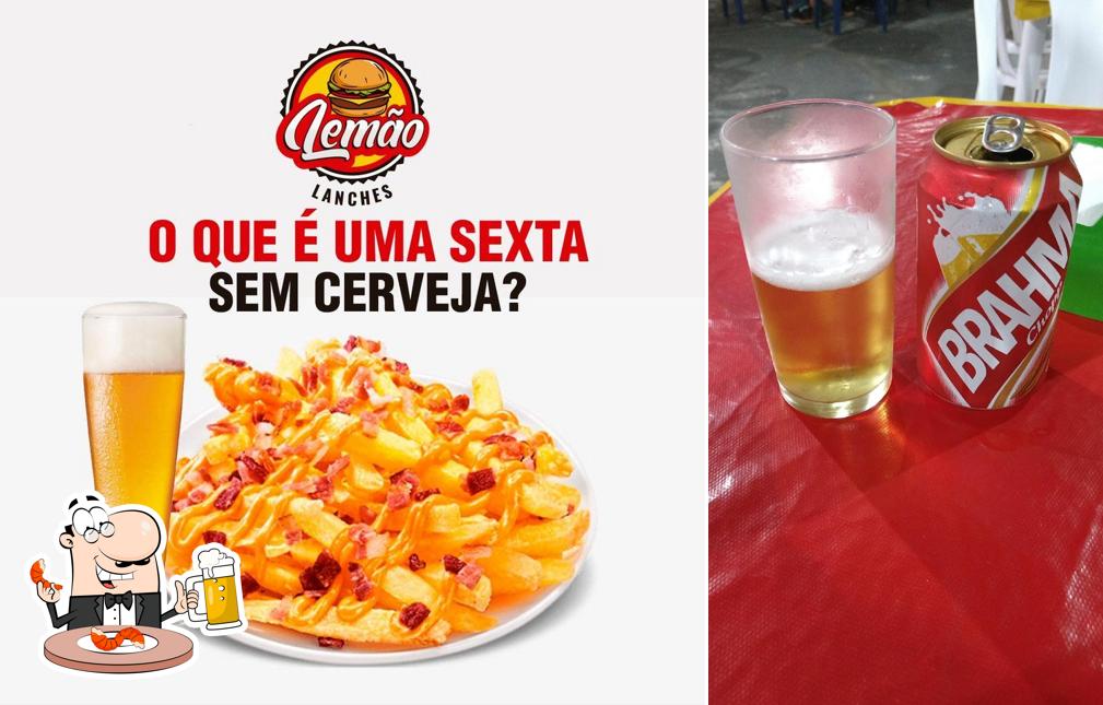 Lemão Lanches Limeira fornece uma variedade de cervejas