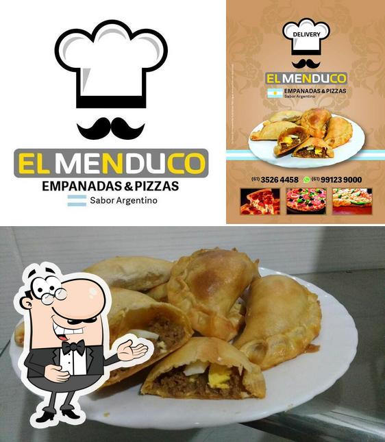 Look at the image of El Menduco empanadas e pizzas, sabor Argentino