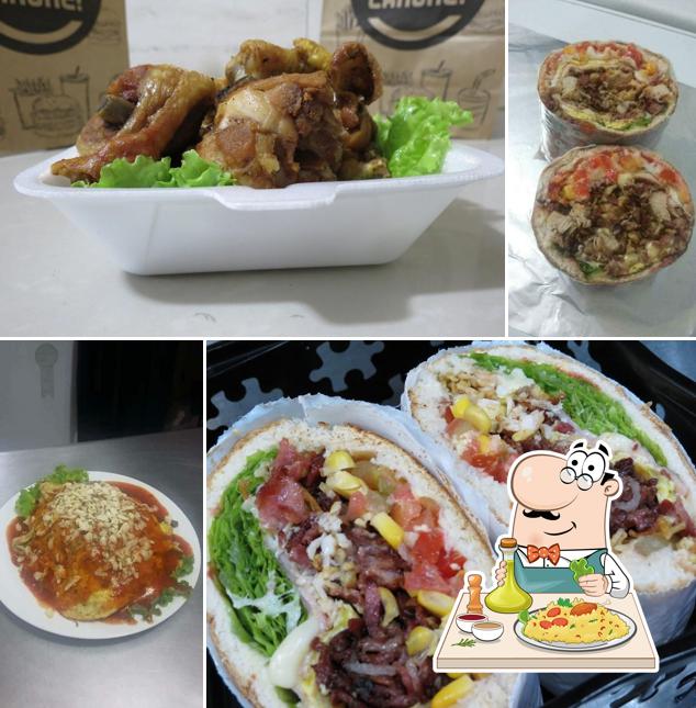 Comida em Fran Bacon Lanches