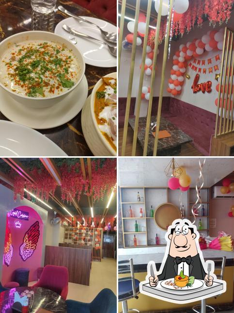 The restaurant's food and interior