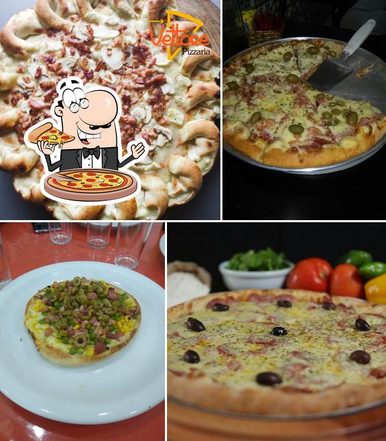 Escolha pizza no Pizzaria Vettore - Guarulhos SP