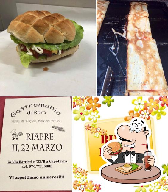 Prenditi un hamburger a Pizzeria Da Sara