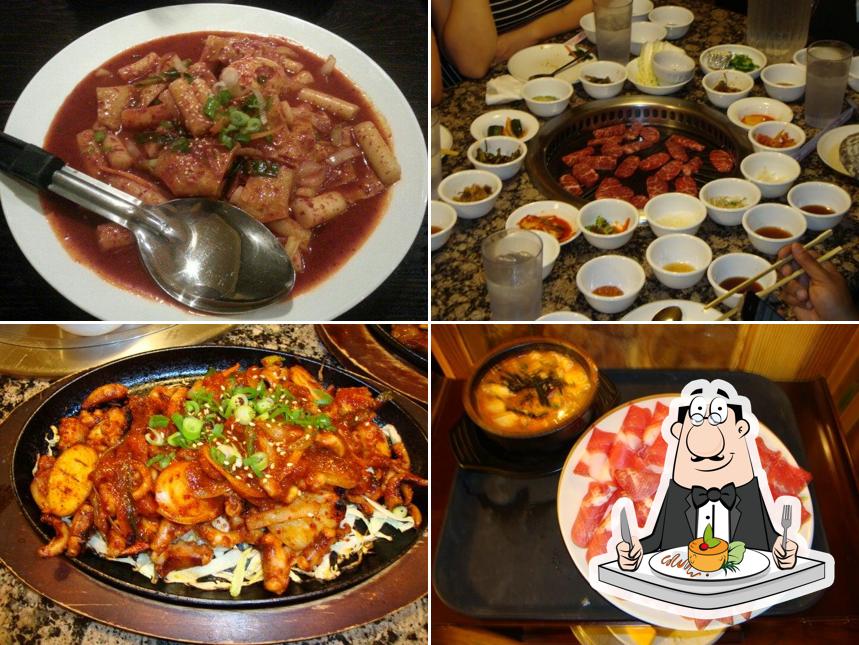 Food at Shin Sa Dong