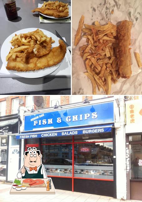 Fish and chips at Traditional Fish and Chips