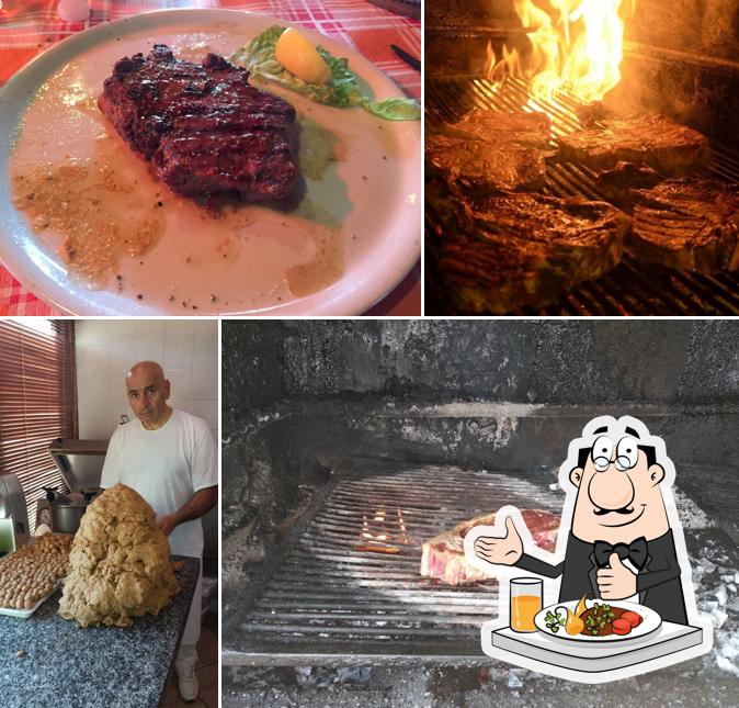 Cibo al ristorante macelleria degustazione di carne alla brace da pasqualino