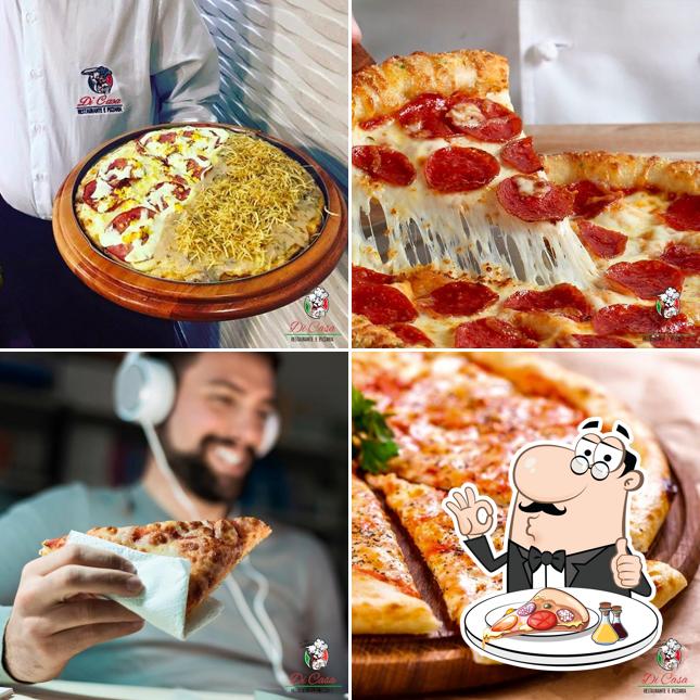 No DiCasa Restaurante e Pizzaria, você pode degustar pizza