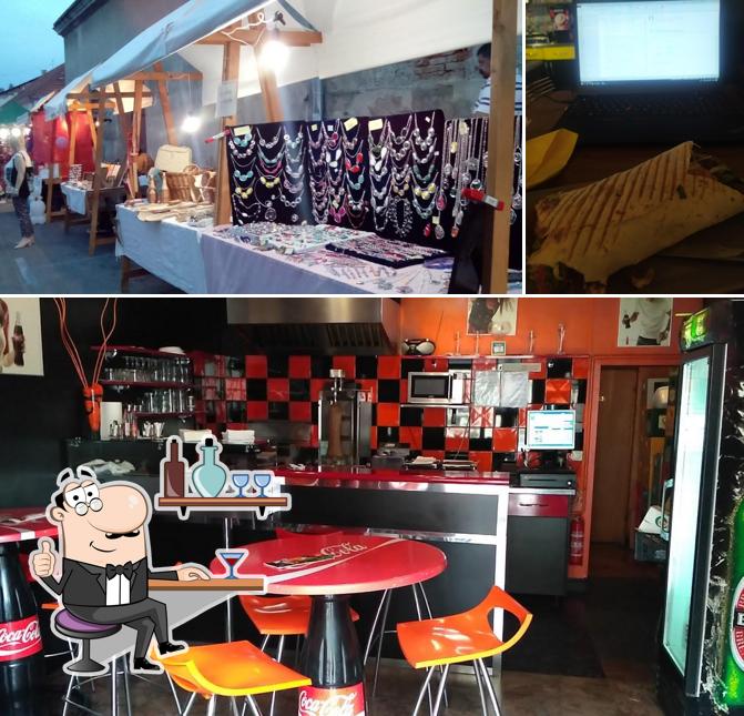 Dai un'occhiata agli interni di Fast Food Mrak