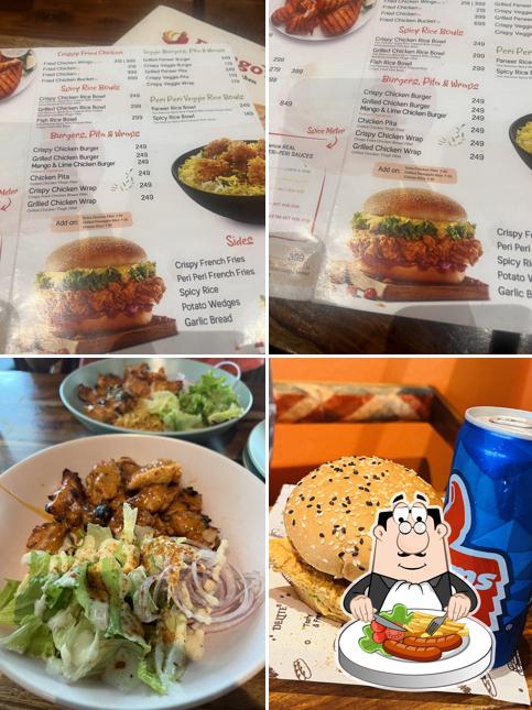 Food at Frangos Peri Peri