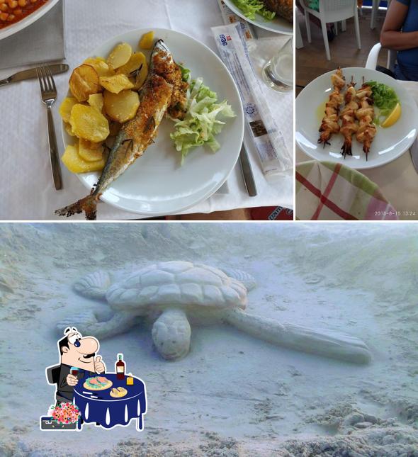 Commandez des fruits de mer à La Perla Restaurant and Beach Club