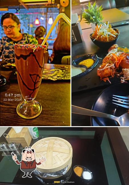 Chocolate mousse at Momo Magic Cafe Bgp