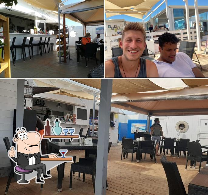 Gli interni di Chiosco Ginepro Beach