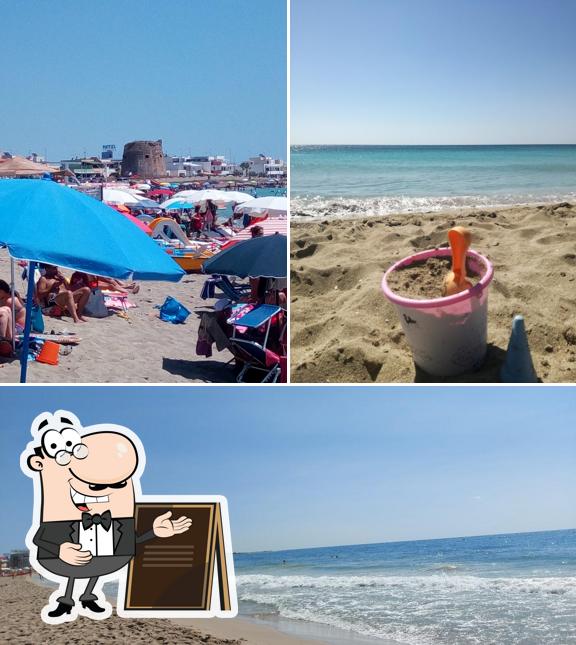 Goditi la vista dagli esterni di SunSet Beach Torre Mozza