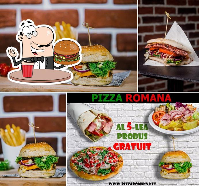 Les hamburgers de Pizza Romana Targu Jiu will satisferont une grande variété de goûts