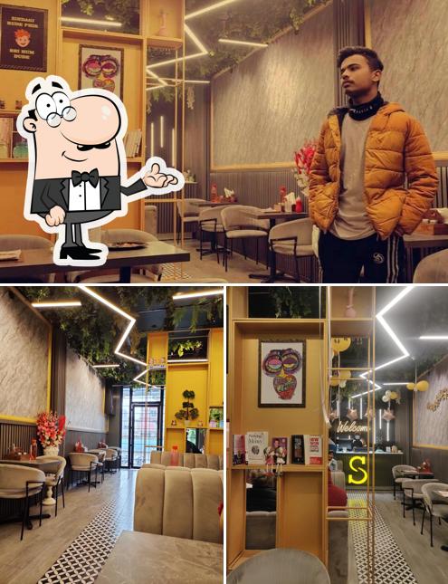 The interior of S Cafe