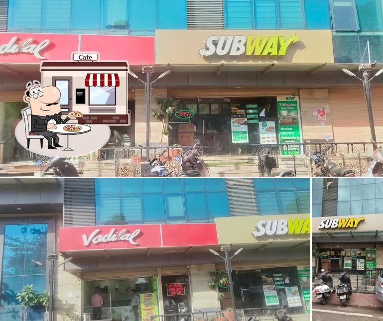 The exterior of Subway City Centre Gwalior