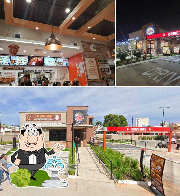 Veja imagens do exterior do Burger King