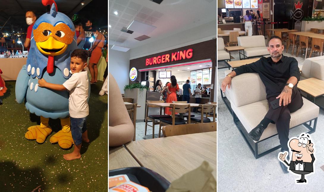 Veja imagens do interior do Burger King