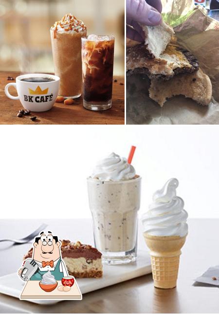 Burger King offers a variety of sweet dishes