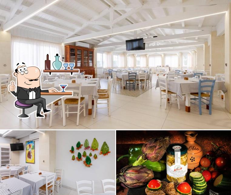 Dai un’occhiata alla immagine che presenta la interni e cibo di Il Contadino