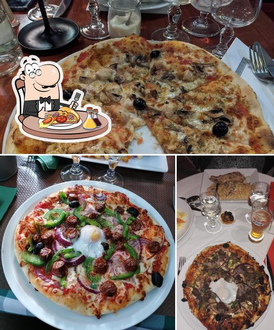 Prenez des pizzas à Restaurant La Romana Tours