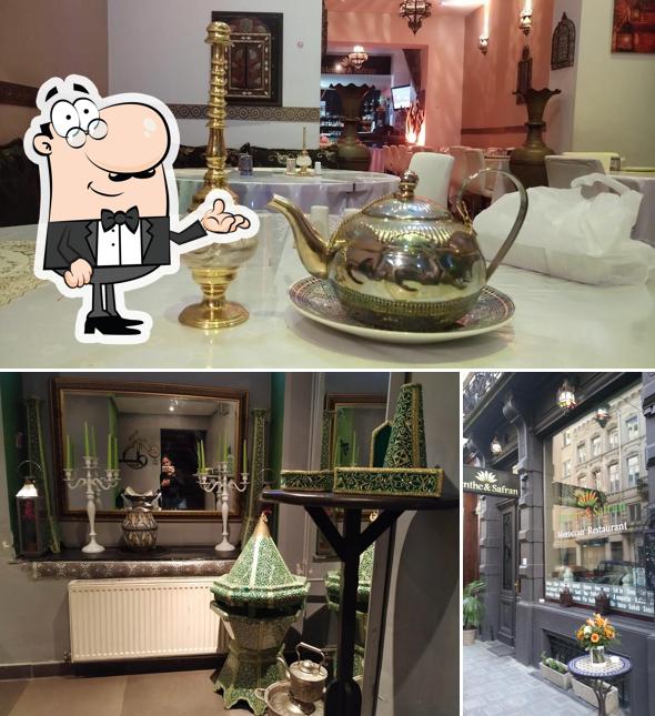 L'intérieur de Menthe & Safran