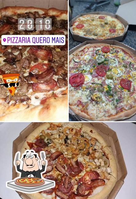 Experimente diferentes variedades de pizza