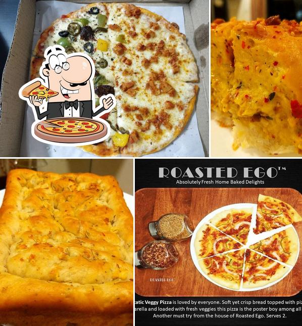 Get pizza at Roasted Ego