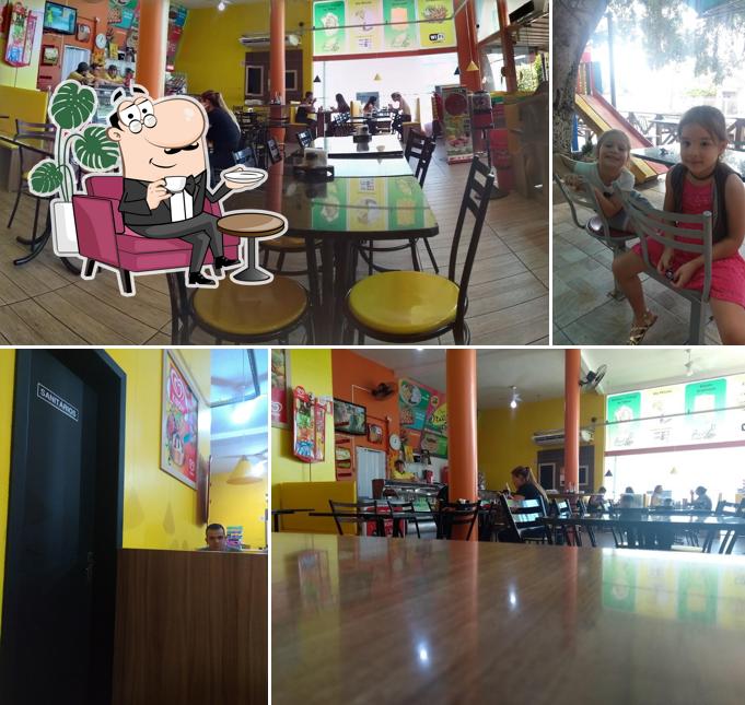 O interior do Bar Brasil Cafe Sapiranga