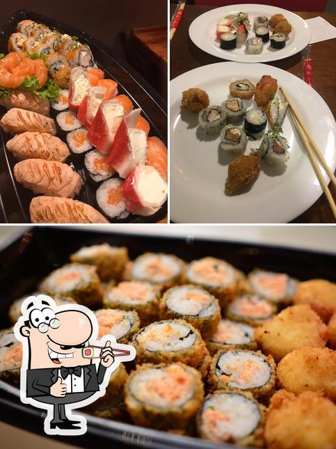 Peça diversas opções de sushi