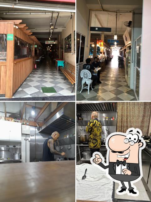 O interior do ramen-ya shindo