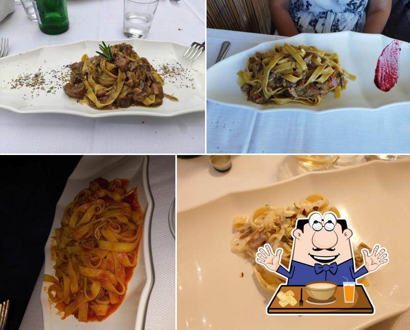 Tagliatelle al ristorante Locanda Bonifacio VIII