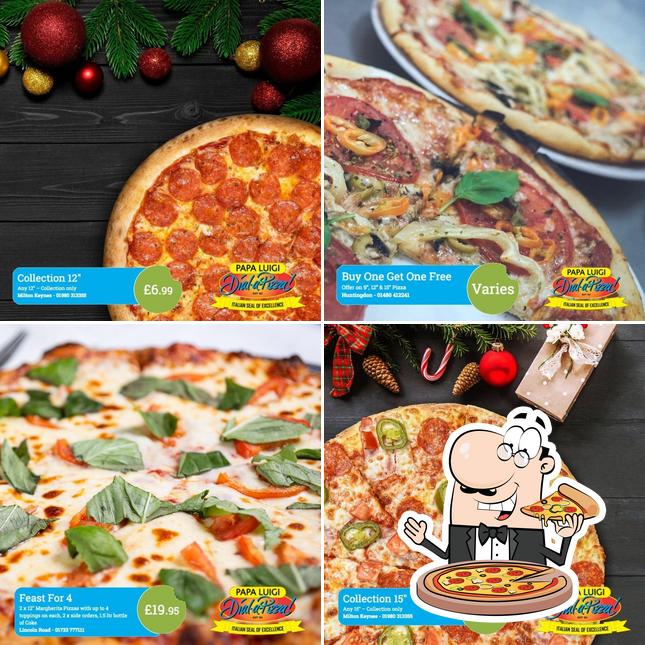 Papa Luigi Dial-A-Pizza Menu - Takeaway in Peterborough, Delivery menu  & prices