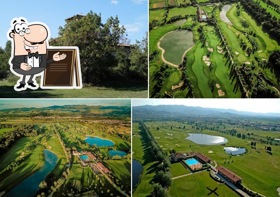 Goditi la vista dagli esterni di Le Pavoniere Golf & Country Club