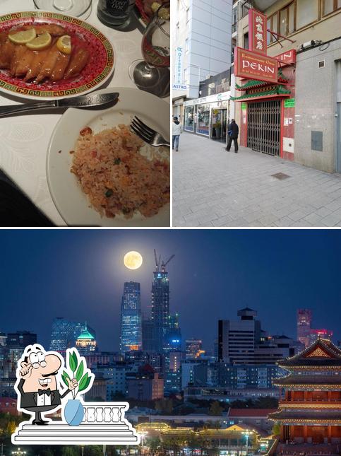 Entre la variedad de cosas que hay en Pekin Restaurante también tienes exterior y comida