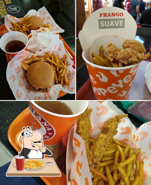 Prove fritas no Popeyes Louisiana Kitchen