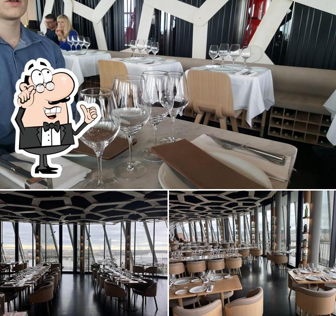 L'intérieur de Le 7 Restaurant Panoramique - La Cité du Vin