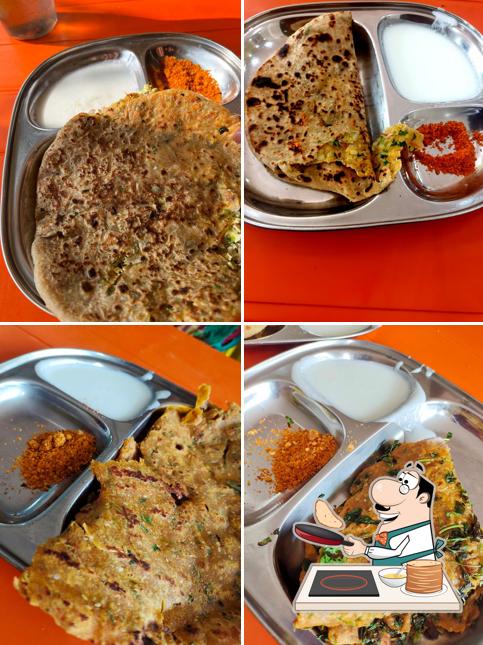 Pancakes at Aai Paratha Center