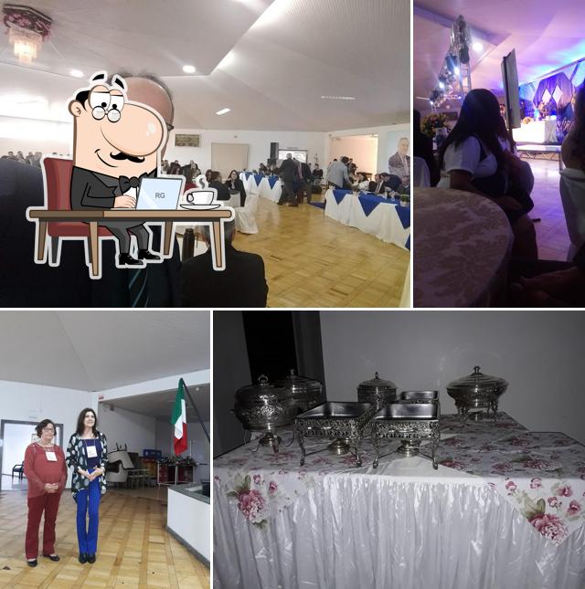 Veja imagens do interior do Restaurante do Clube