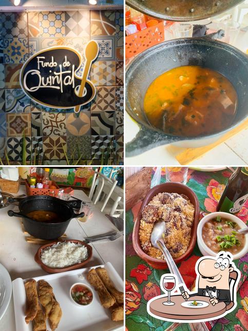 Platos en Fundo de Quintal