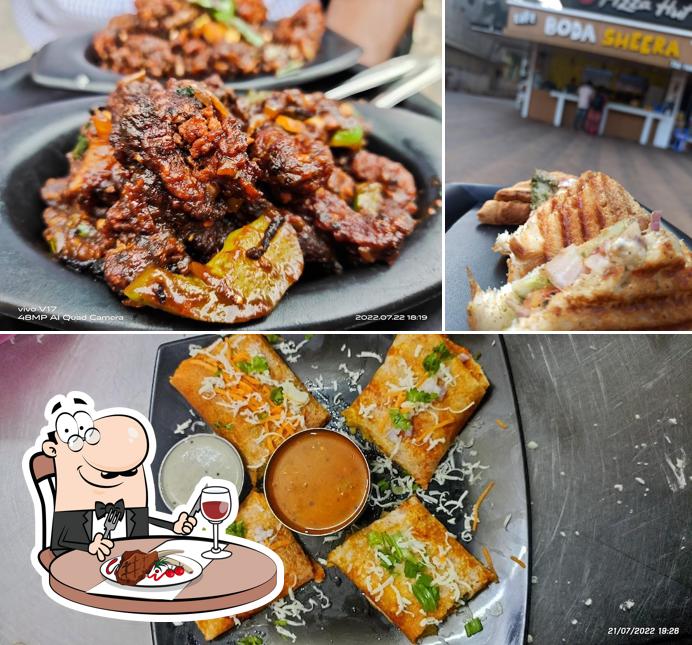 Try out meat dishes at Cafe Boda Sheera Canara Mall