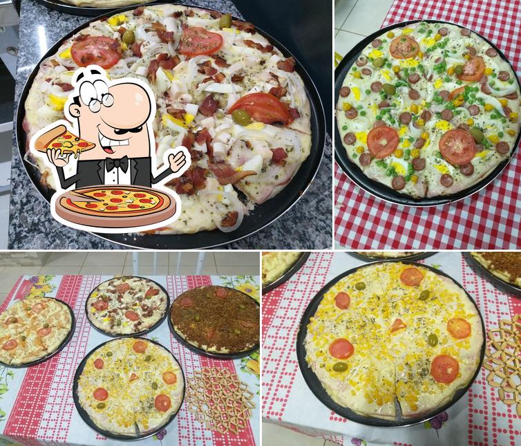 Consiga pizza no Bianco's Pizzaria e Lanchonete