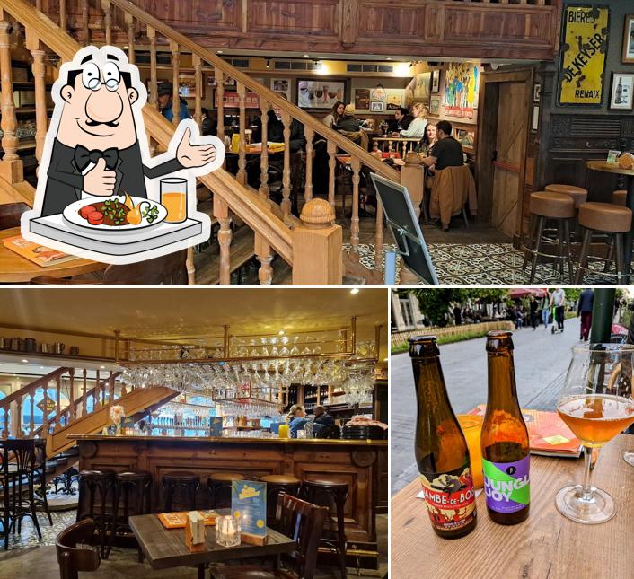 Voici la photo représentant la nourriture et intérieur sur Bier Central Brussels