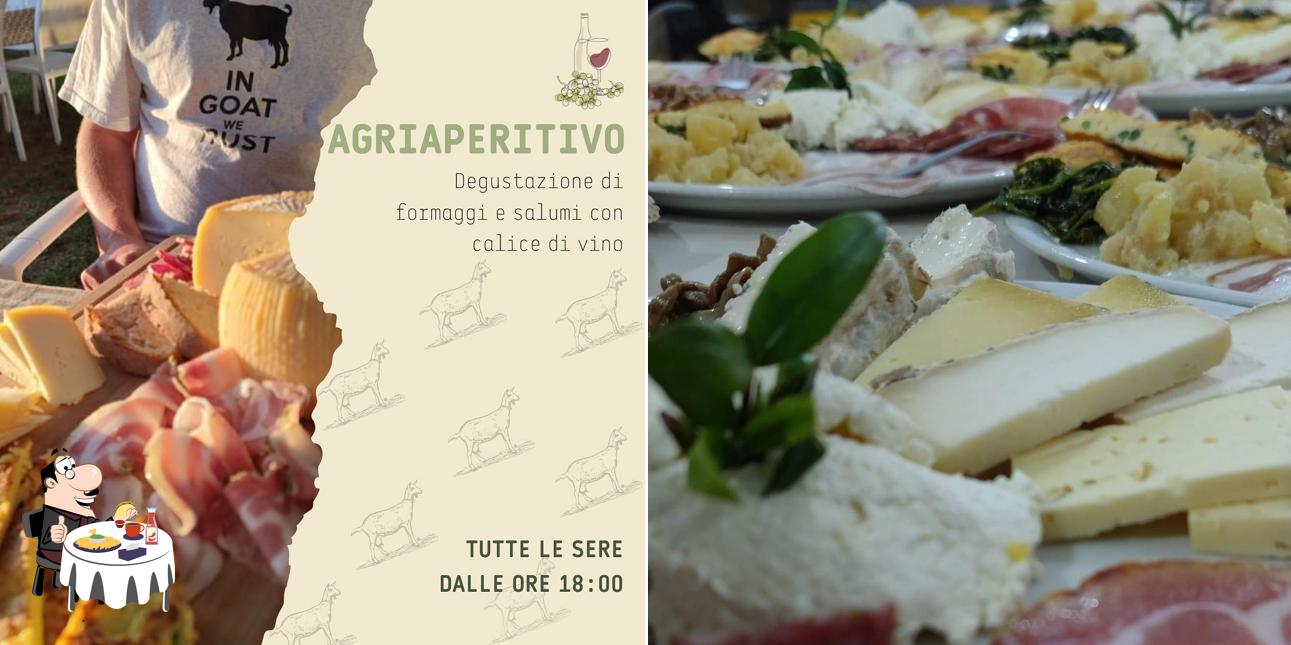 Piatto di formaggi al Fattoria Cavallo